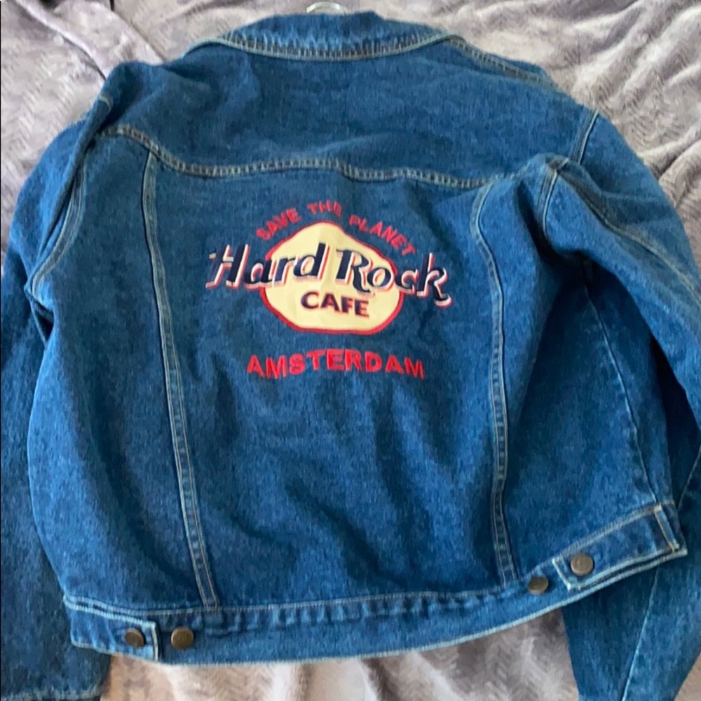 Vintage Hard Rock Cafe Amsterdam Denim Jacket